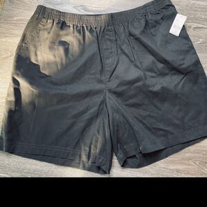 Laura Scott elastic Black Shorts Size XXL Cotton/Twill Pull on NWT